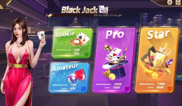 Một hình ảnh minh họa cho giao diện chơi Blackjack.